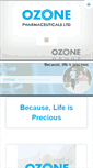 Mobile Screenshot of ozonepharma.com