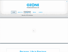 Tablet Screenshot of ozonepharma.com